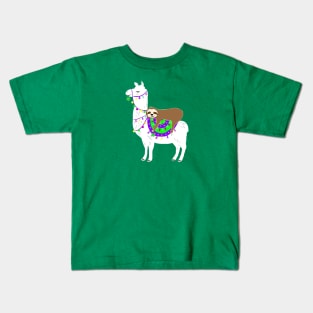 Lucky Llama and Sloth Kids T-Shirt